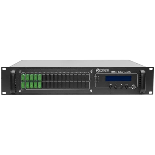 Оптический усилитель VERMAX для сетей КТВ, 2 входа, 8*19dBm выходов